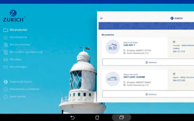 Zurich Seguros ES android App screenshot 6